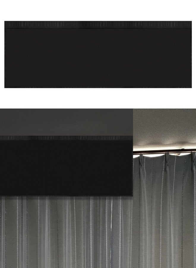 Wibeelee 68 x 16.5 Inch Top of Curtain Light Blocker for Blackout Curtains Light Blocking Fit for Bedroom Bathroom Easy Installation with Self-Adhesive Tape - Image 1